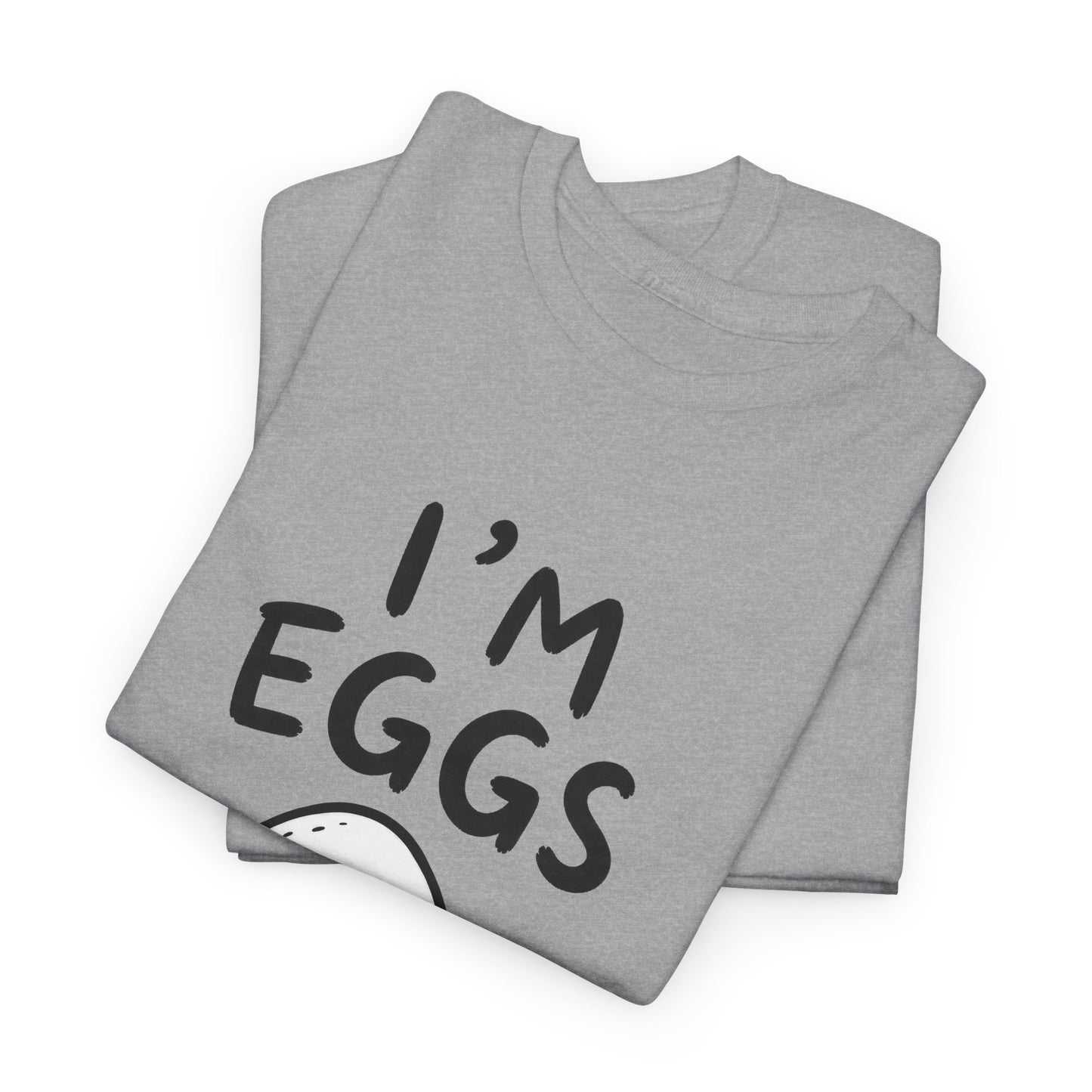 Baumwolle T-Shirt Unisex - I'm eggs