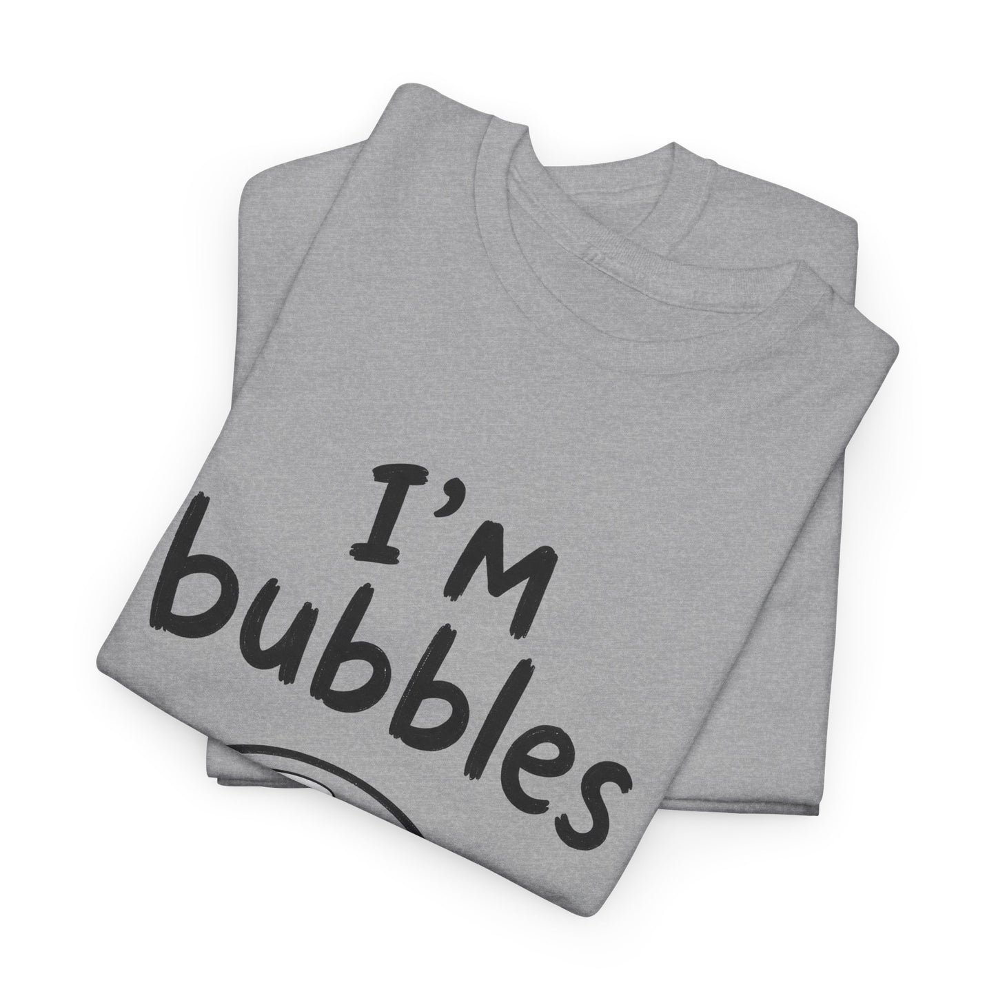 Baumwolle T-Shirt Unisex - I'm bubbles