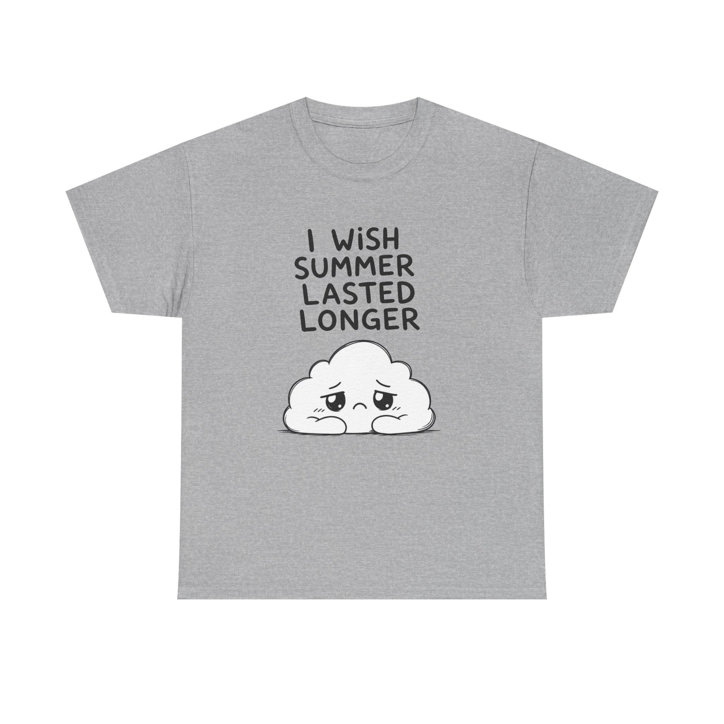 Baumwolle T-Shirt Unisex  - I wish summer lasted longer