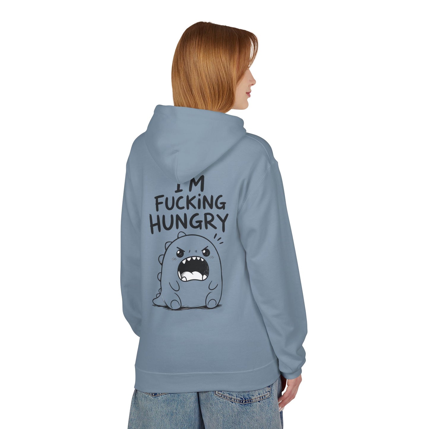 Softstyle Fleece Hoodie Unisex - I'm fcking hungry