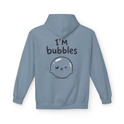 Softstyle Fleece Hoodie Unisex - I'm bubbles