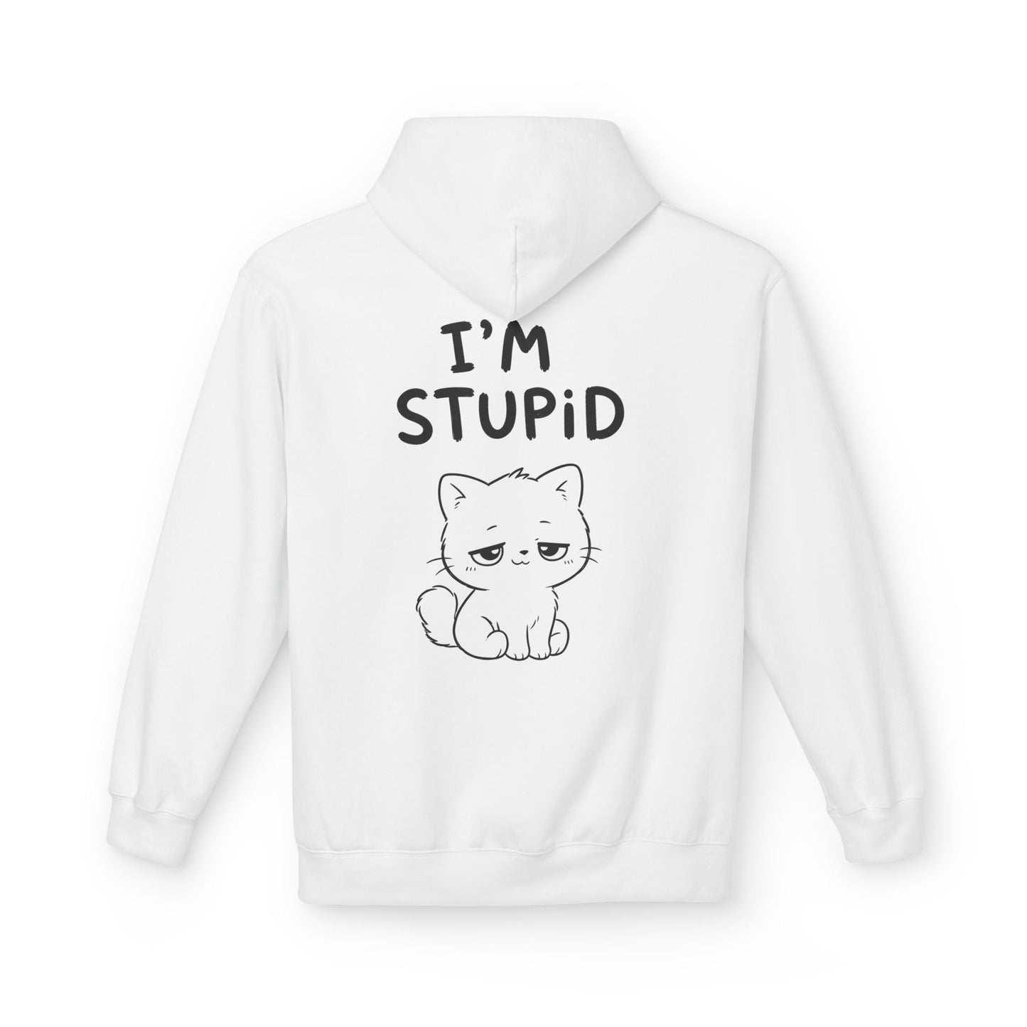 Softstyle Fleece Hoodie Unisex - I'm stupid