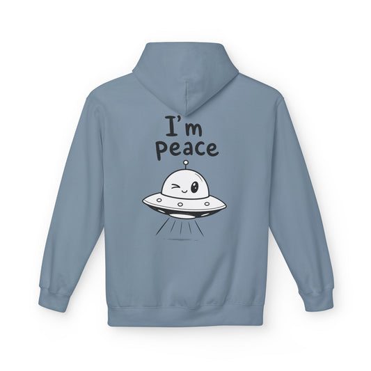 Softstyle Fleece Hoodie Unisex - I'm peace