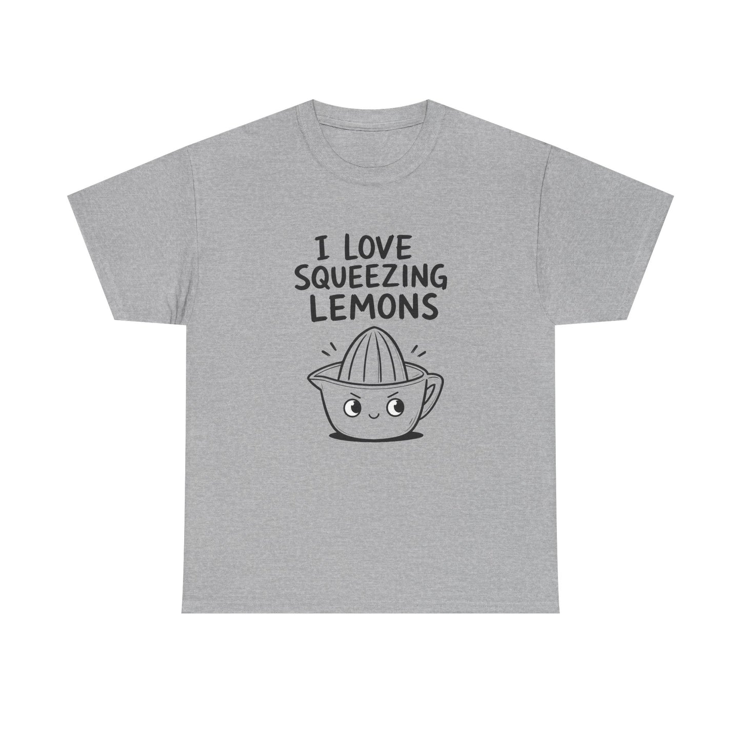 Cotton T-Shirt Unisex - I love squeezing lemons