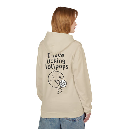 Softstyle Fleece Hoodie Unisex - I love licking lolipops
