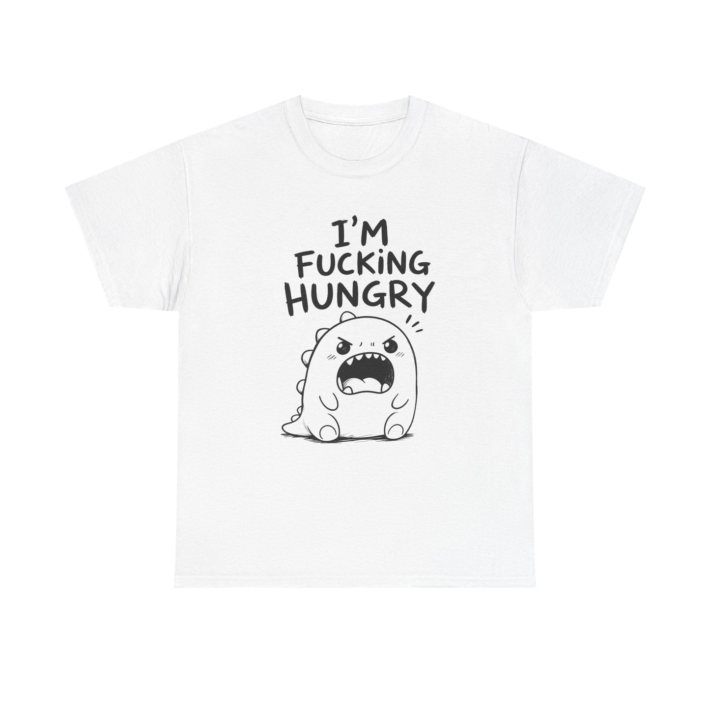 Baumwolle T-Shirt Unisex  - I'm fcking hungry