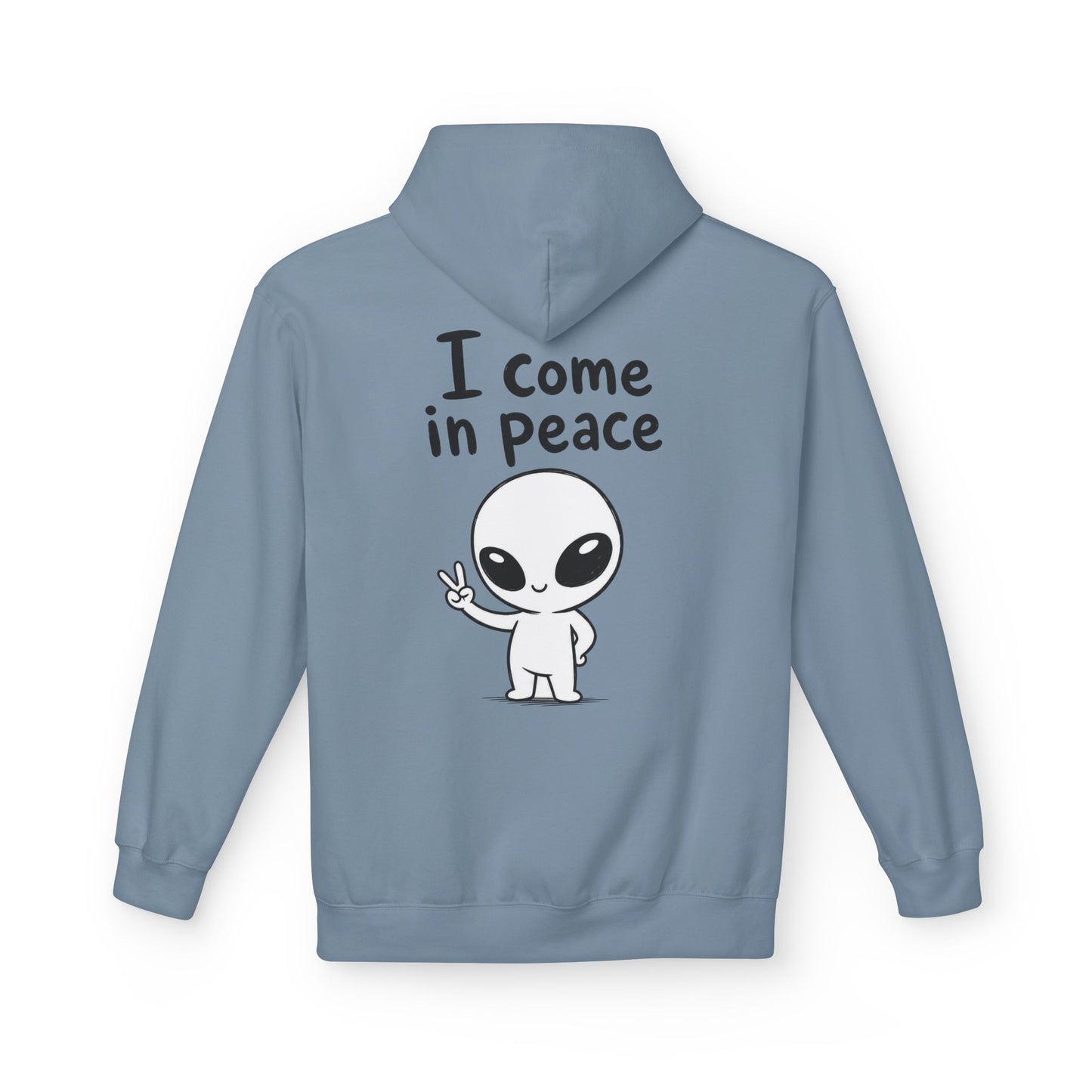 Softstyle Fleece Hoodie Unisex - I come in peace