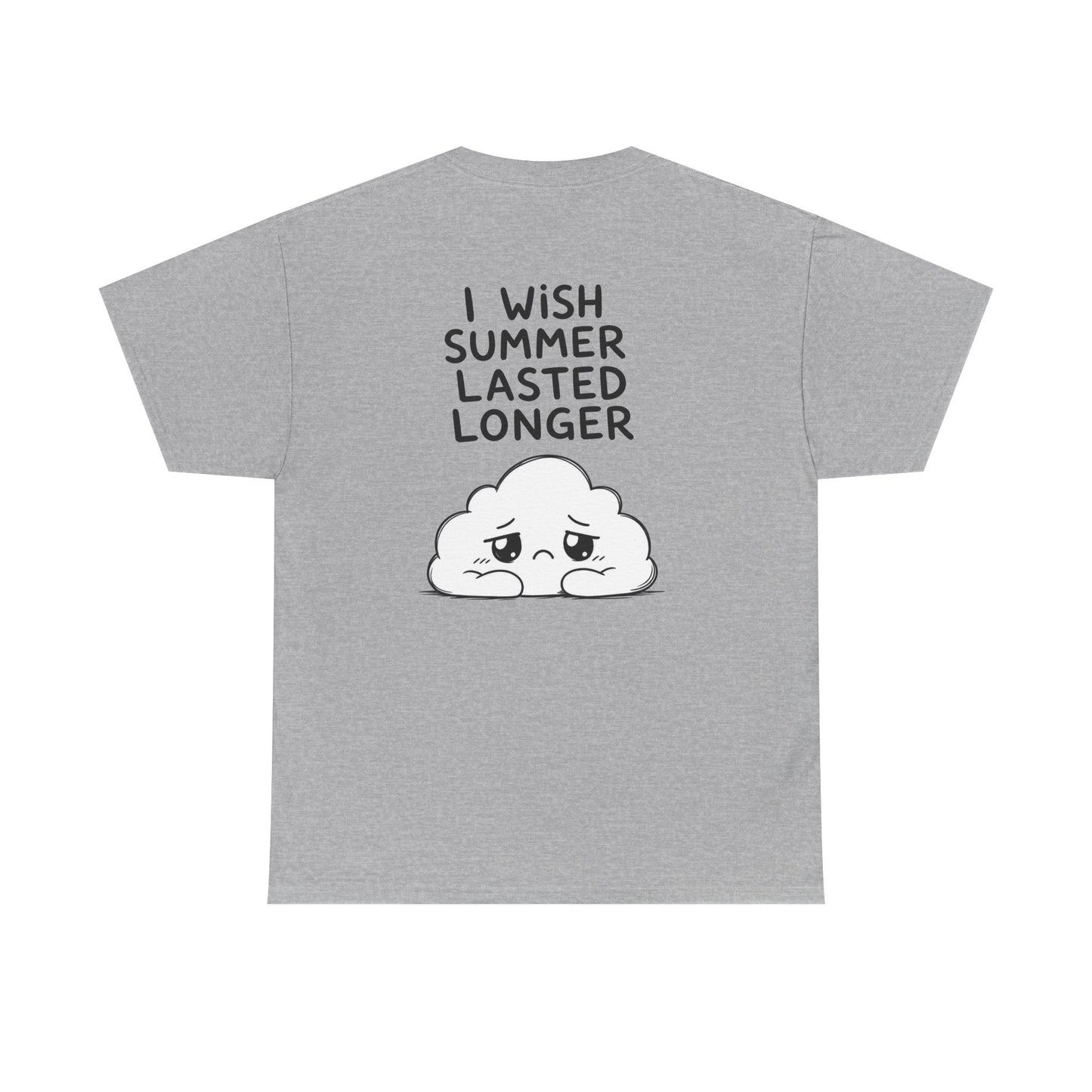 Baumwolle T-Shirt Unisex  - I wish summer lasted longer