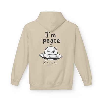 Softstyle Fleece Hoodie Unisex - I'm peace