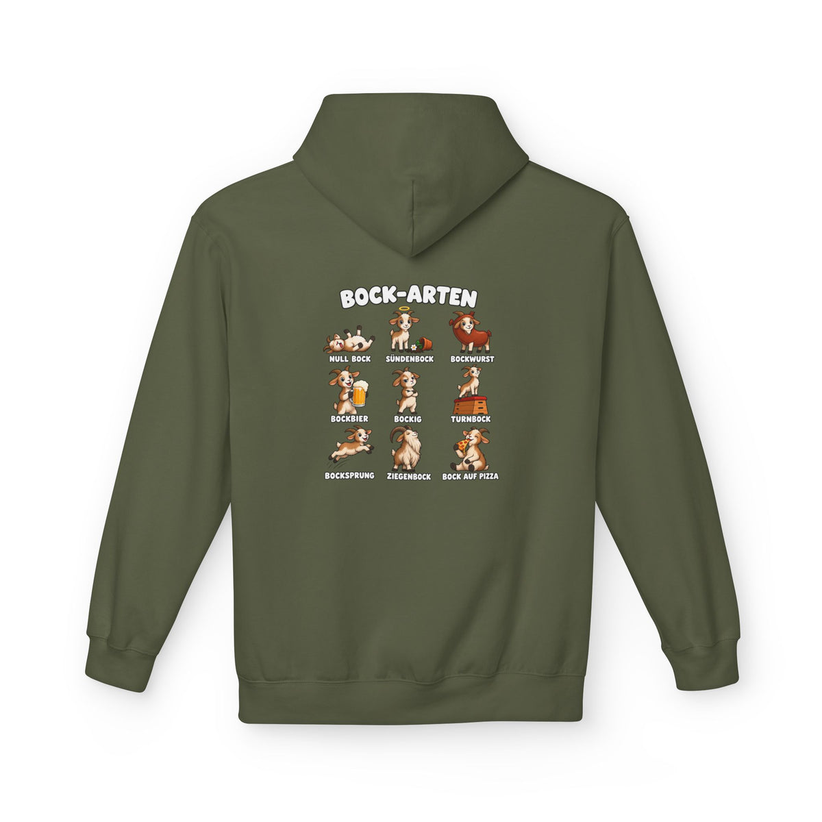 Softstyle Fleece Hoodie Unisex - Bock-Arten