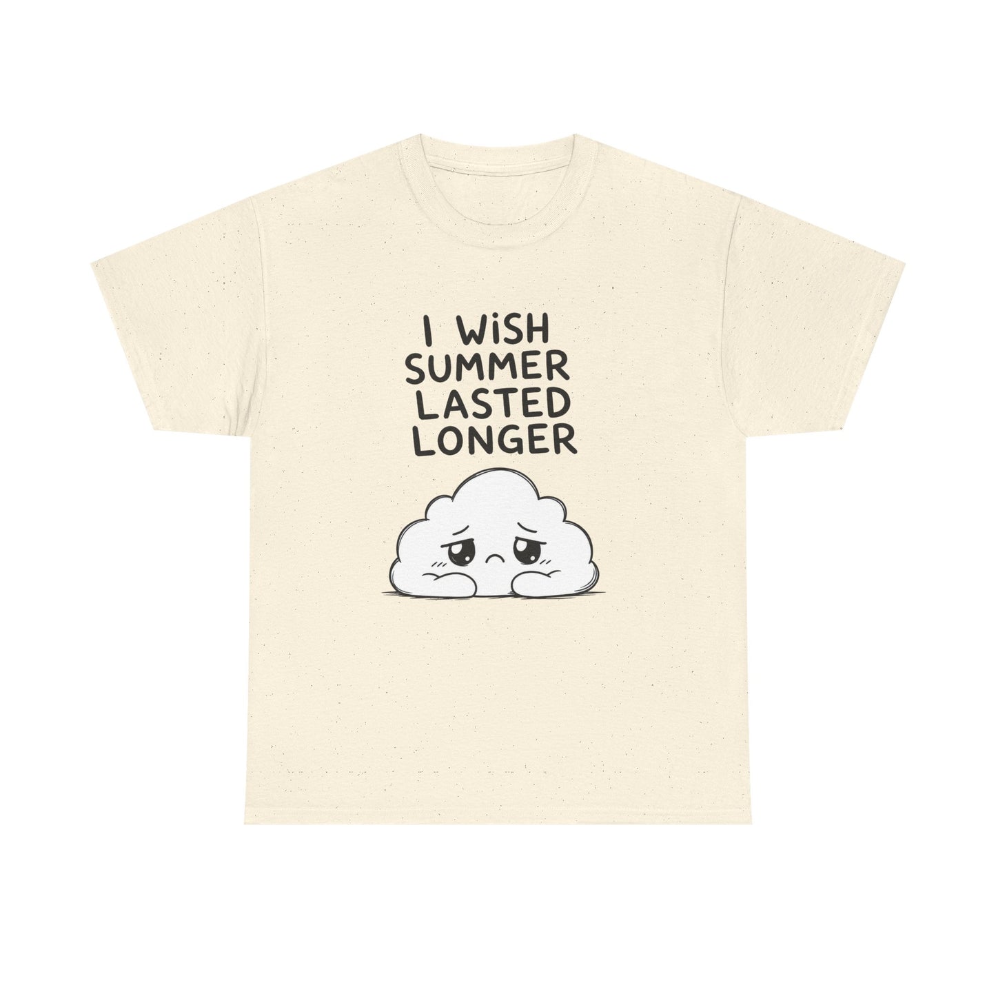 Baumwolle T-Shirt Unisex  - I wish summer lasted longer