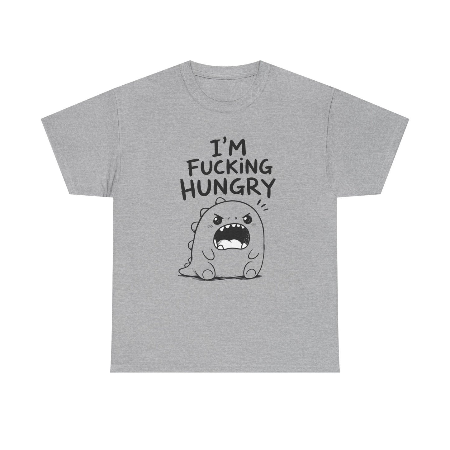 Baumwolle T-Shirt Unisex  - I'm fcking hungry