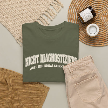 Baumwolle T-Shirt Unisex - Nicht diagnostiziert