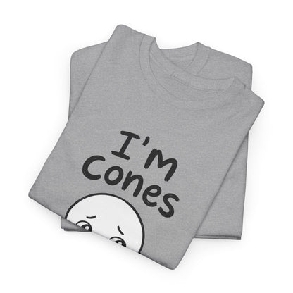 Baumwolle T-Shirt Unisex  - I'm cones