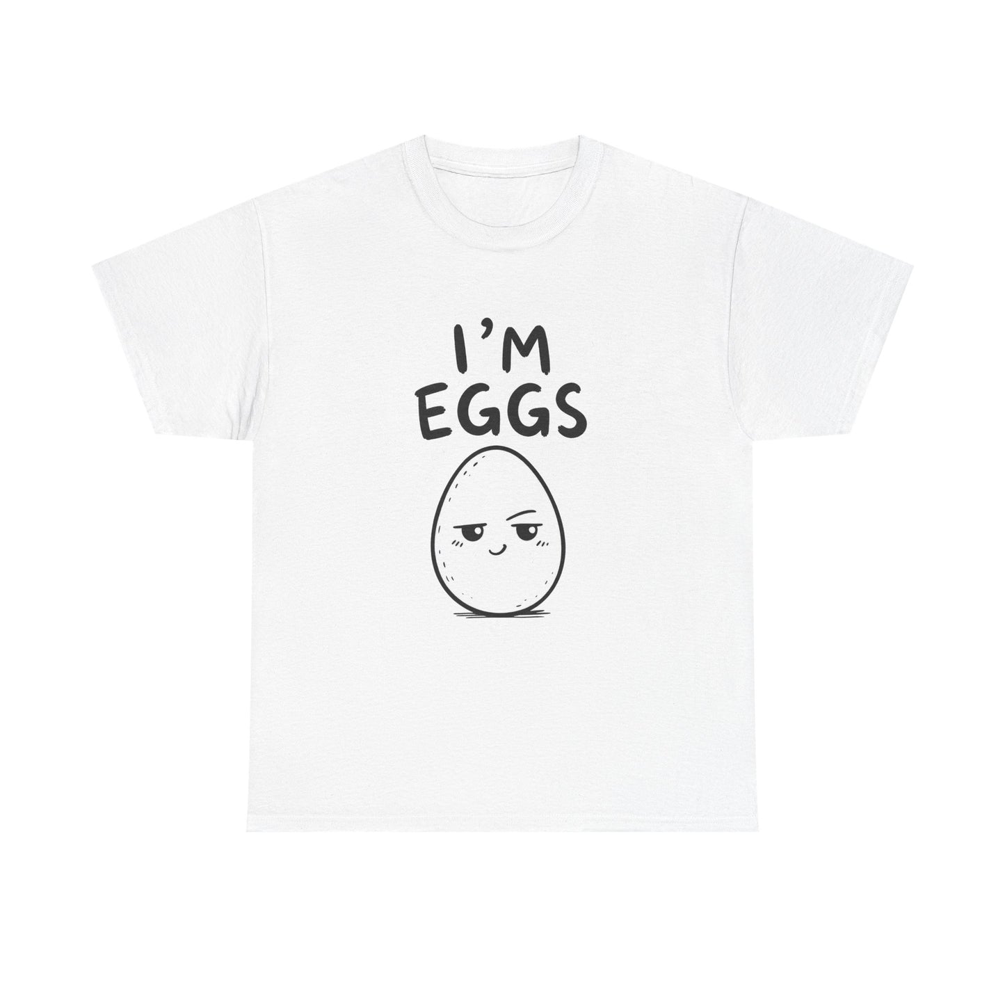 Baumwolle T-Shirt Unisex  - I'm eggs