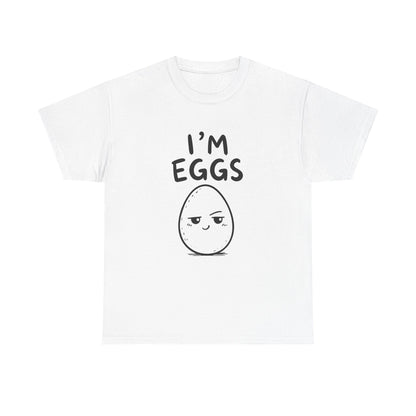 Baumwolle T-Shirt Unisex  - I'm eggs