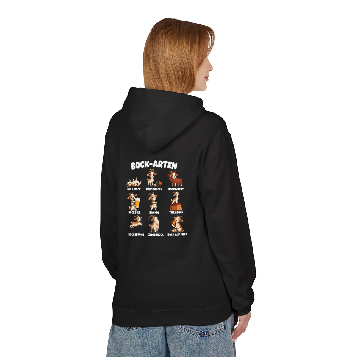 Softstyle Fleece Hoodie Unisex - Bock-Arten