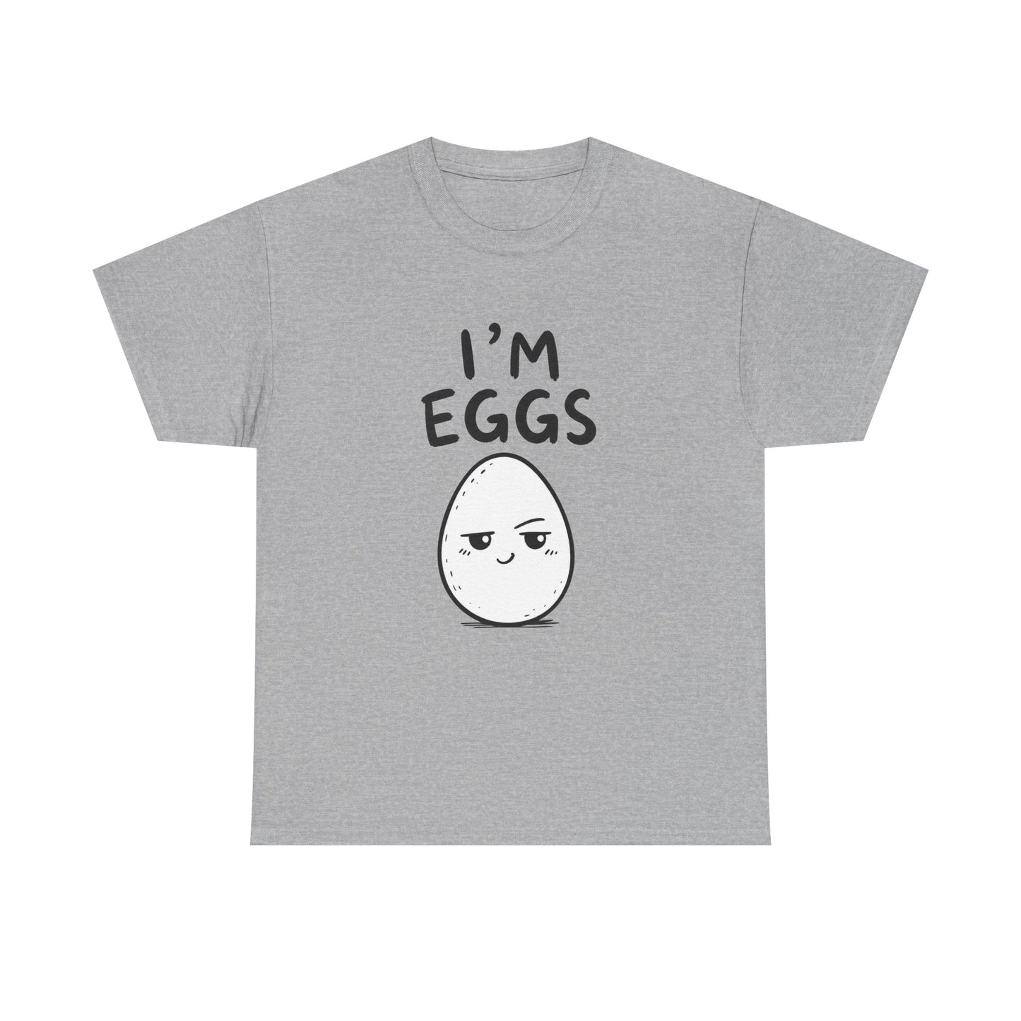 Baumwolle T-Shirt Unisex  - I'm eggs