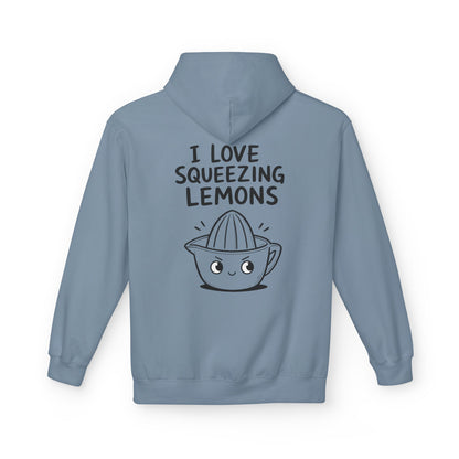 Softstyle Fleece Hoodie Unisex - I love squeezing lemons