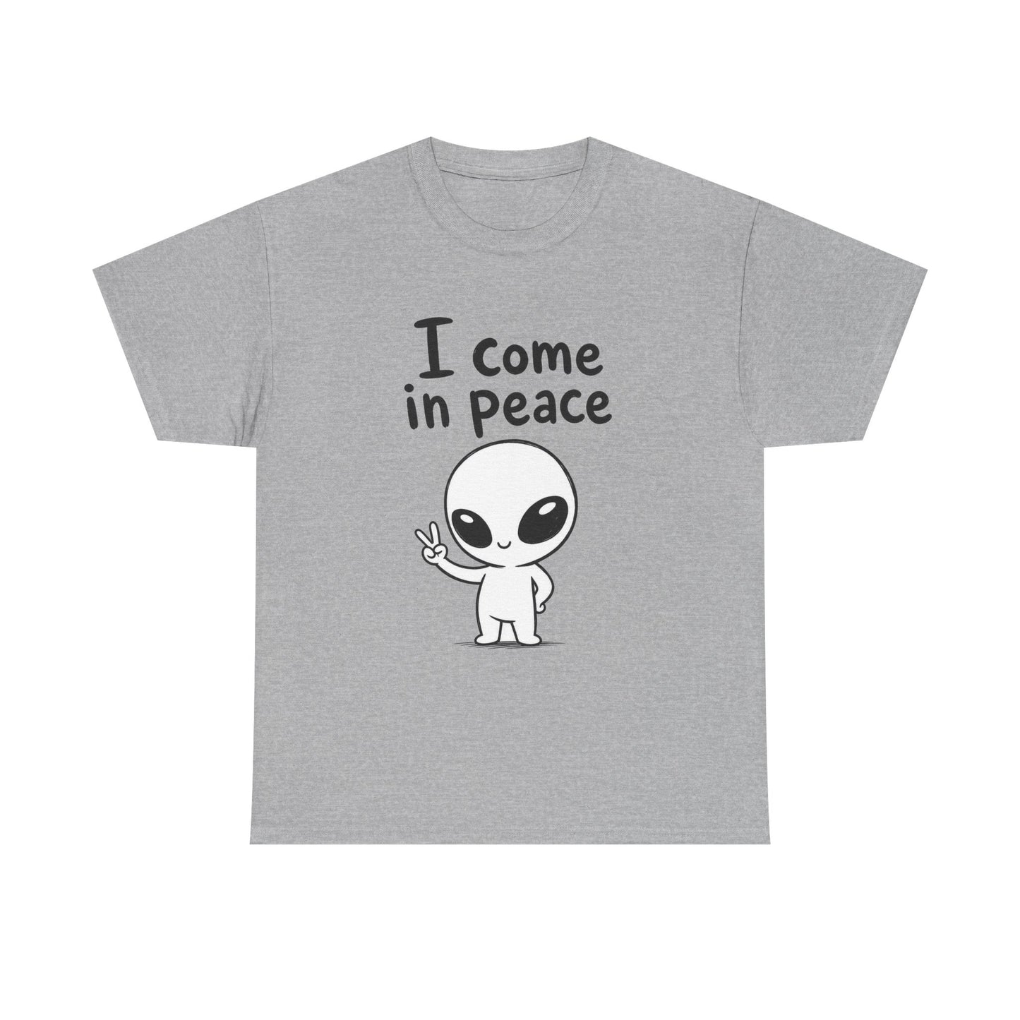 Cotton T-Shirt Unisex - I come in peace
