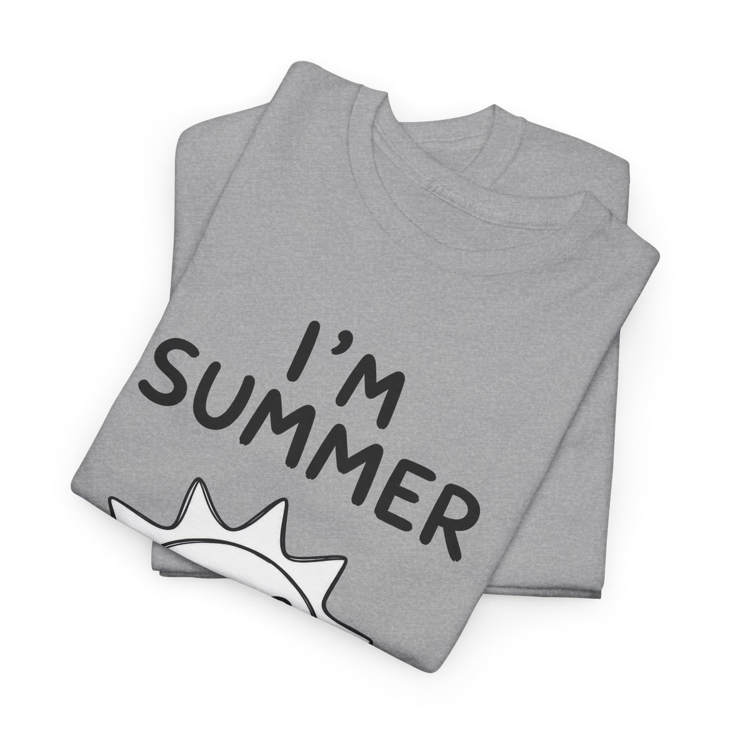 Baumwolle T-Shirt Unisex  - I'm summer