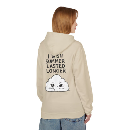 Softstyle Fleece Hoodie Unisex - I wish summer lasted longer
