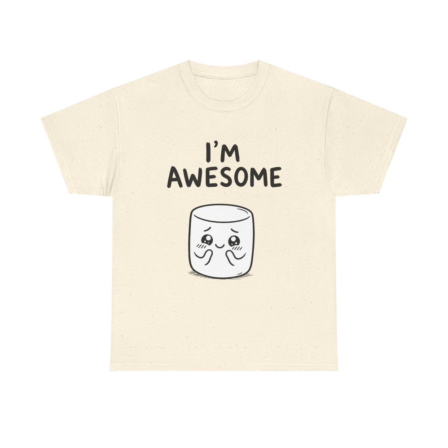 Cotton T-Shirt Unisex - I'm awesome