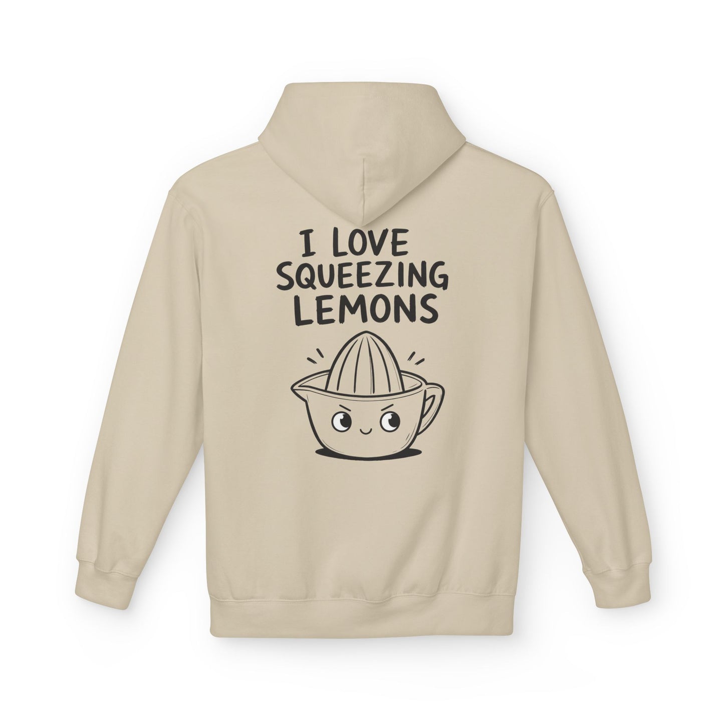 Softstyle Fleece Hoodie Unisex - I love squeezing lemons