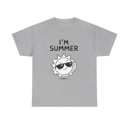 Baumwolle T-Shirt Unisex  - I'm summer
