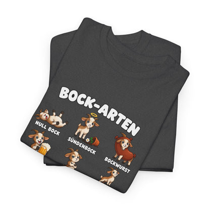 Baumwolle T-Shirt Unisex - Bock-Arten