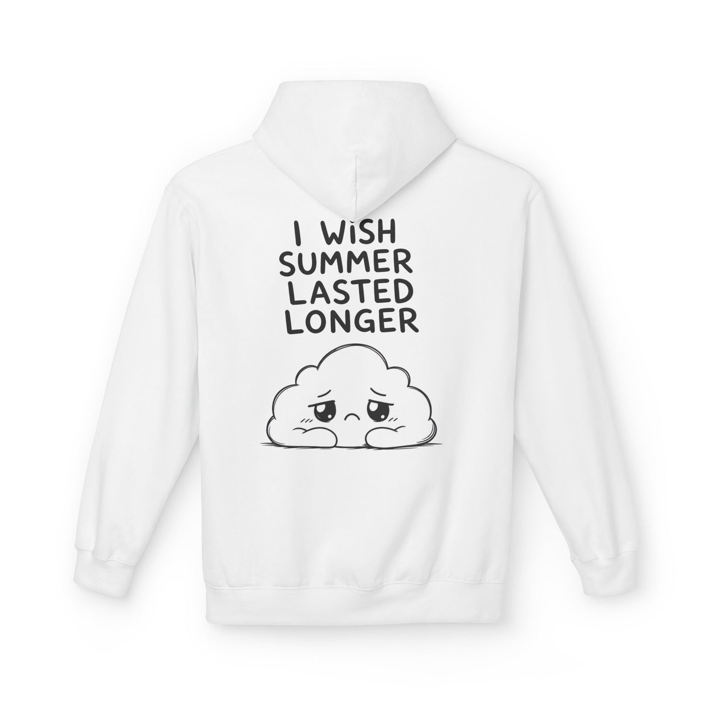 Softstyle Fleece Hoodie Unisex - I wish summer lasted longer