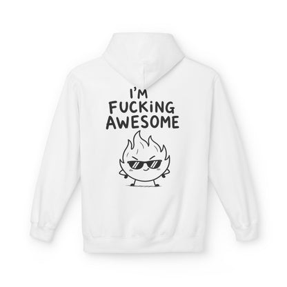 Softstyle Fleece Hoodie Unisex - I'm f*cking awesome