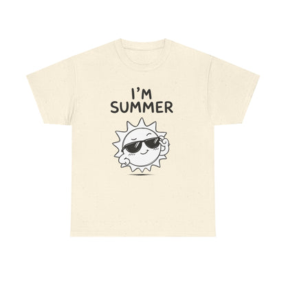 Baumwolle T-Shirt Unisex  - I'm summer