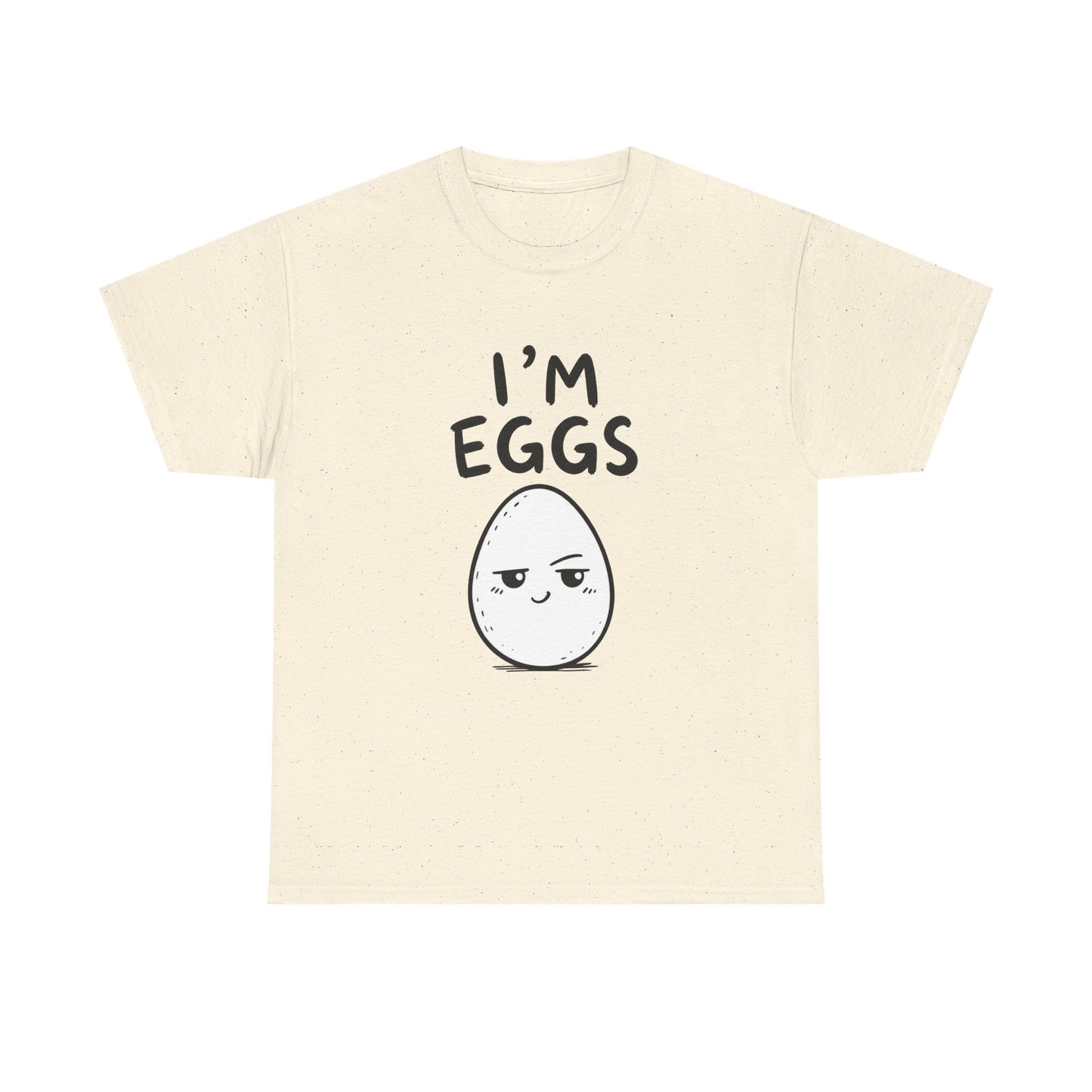 Baumwolle T-Shirt Unisex  - I'm eggs