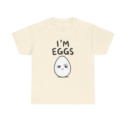 Baumwolle T-Shirt Unisex  - I'm eggs
