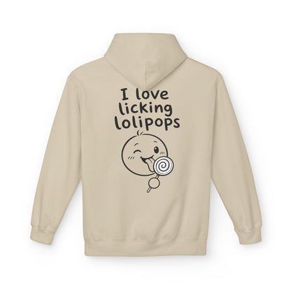 Softstyle Fleece Hoodie Unisex - I love licking lolipops