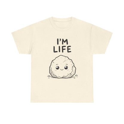 Cotton T-shirt Unisex - I'm life