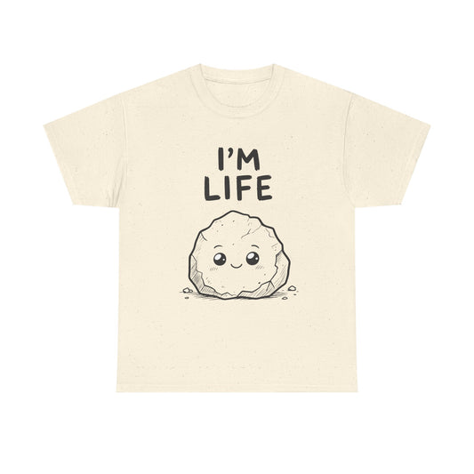 Cotton T-shirt Unisex - I'm life