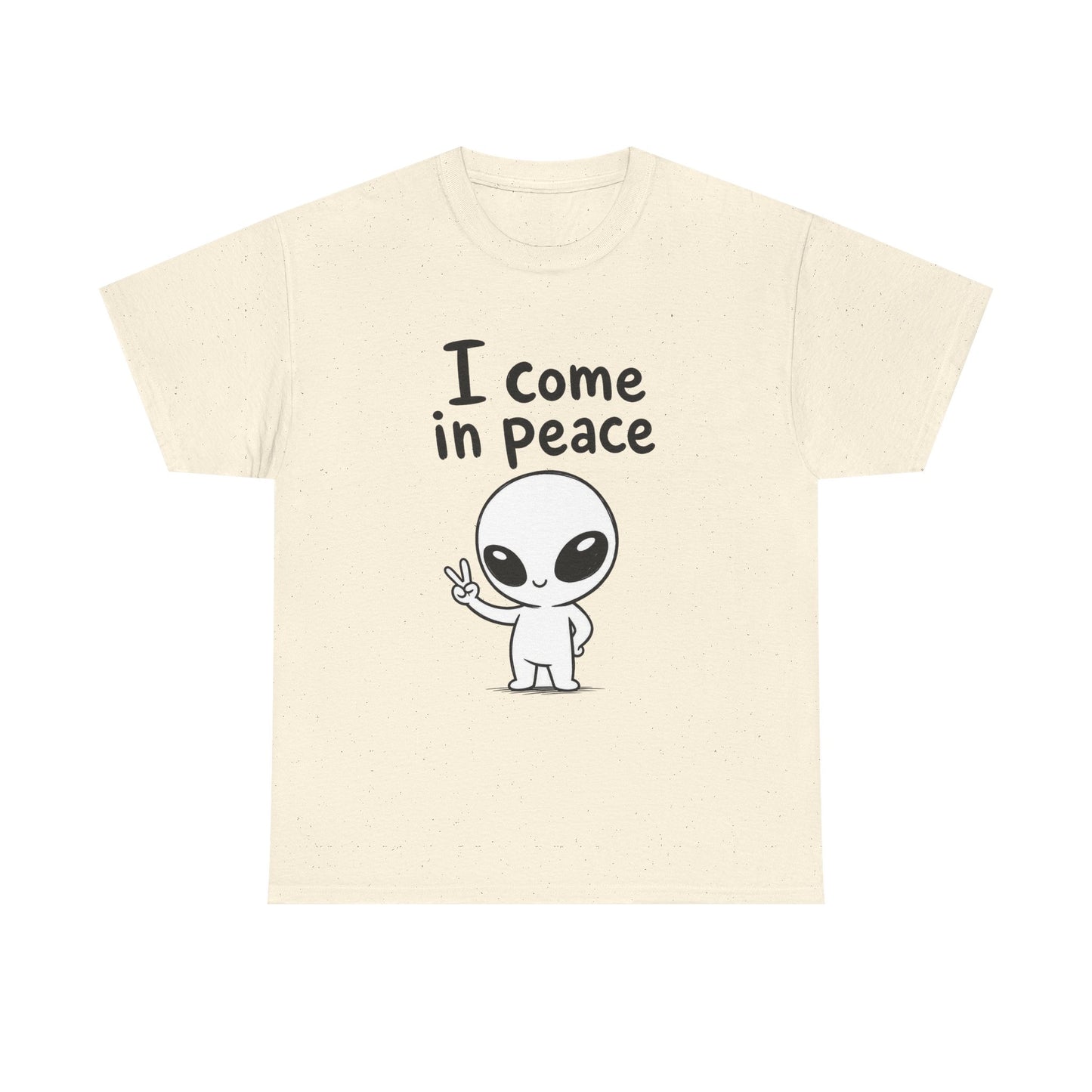 Cotton T-Shirt Unisex - I come in peace