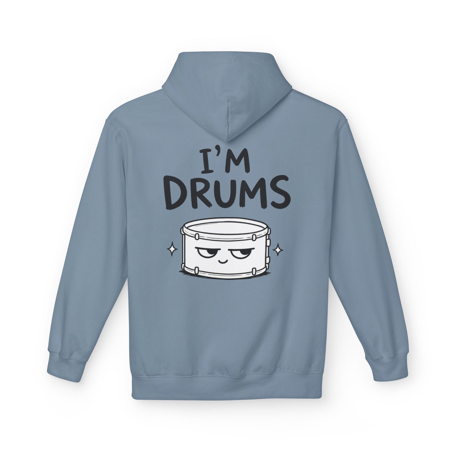 Softstyle Fleece Hoodie Unisex - I'm drums