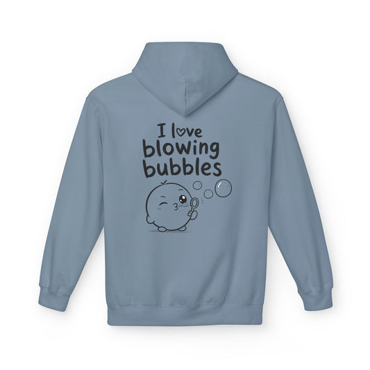 Softstyle Fleece Hoodie Unisex - I love blowing bubbles