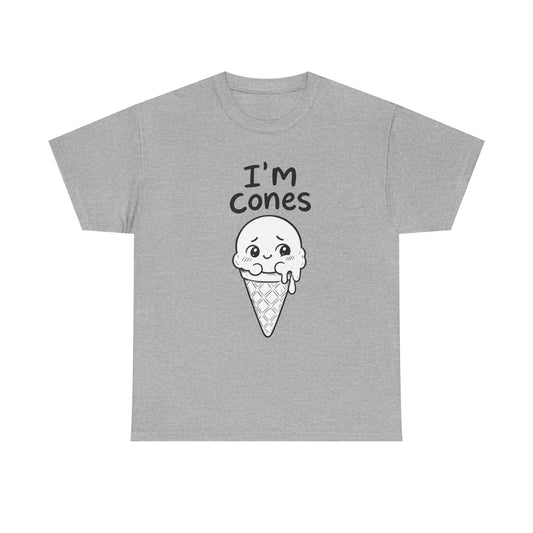 Cotton T-Shirt Unisex - I'm cones