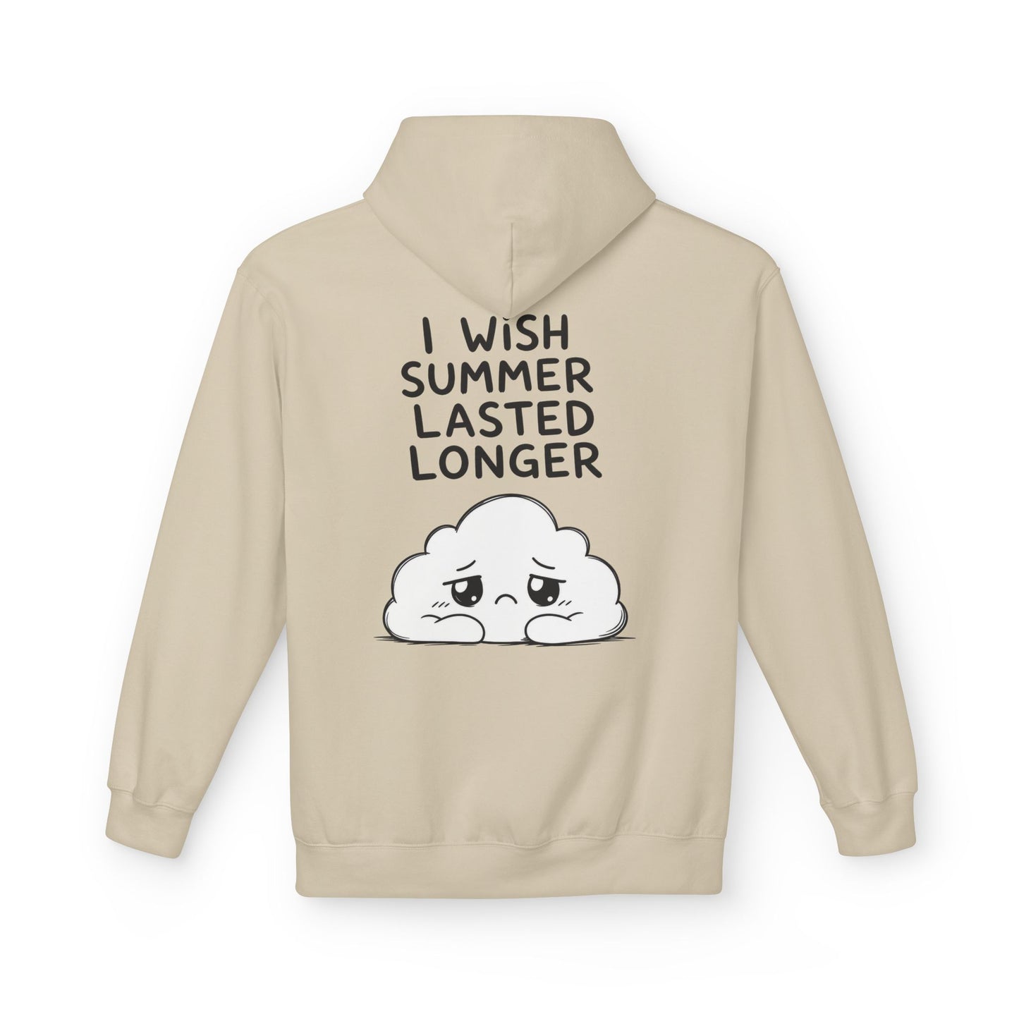 Softstyle Fleece Hoodie Unisex - I wish summer lasted longer