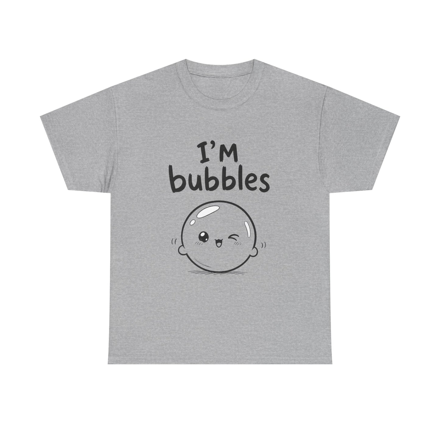 Baumwolle T-Shirt Unisex  - I'm bubbles