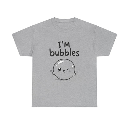 Baumwolle T-Shirt Unisex  - I'm bubbles