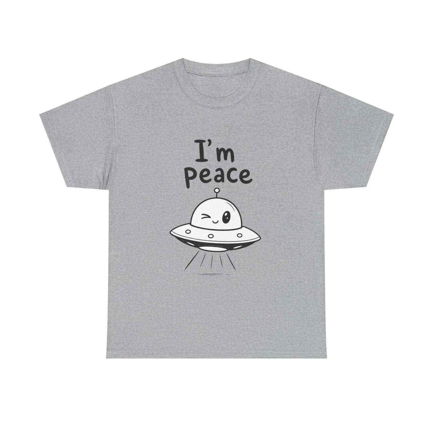Cotton T-shirt Unisex - I'm peace