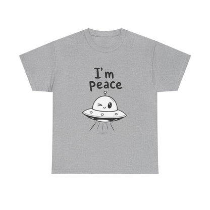 Cotton T-shirt Unisex - I'm peace