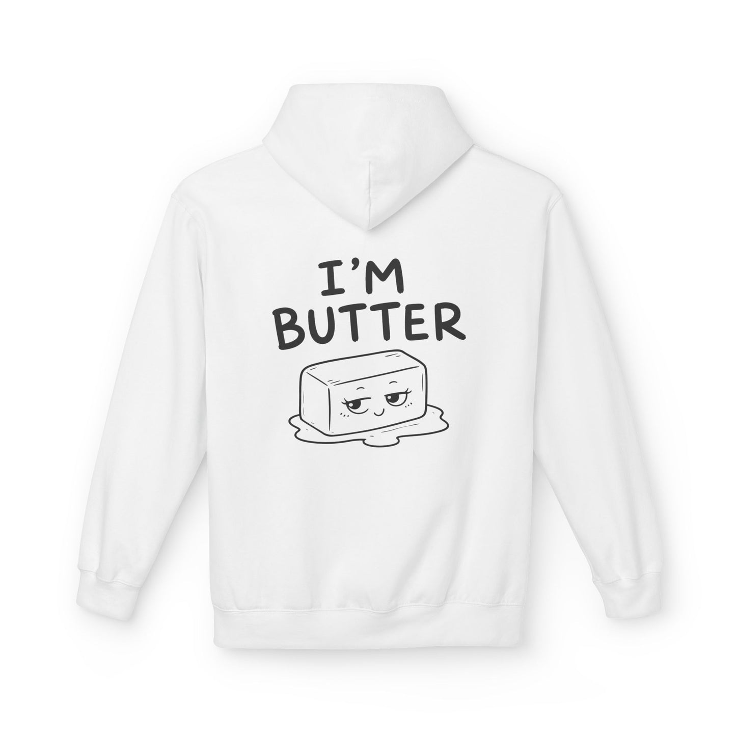 Softstyle Fleece Hoodie Unisex - I'm butter