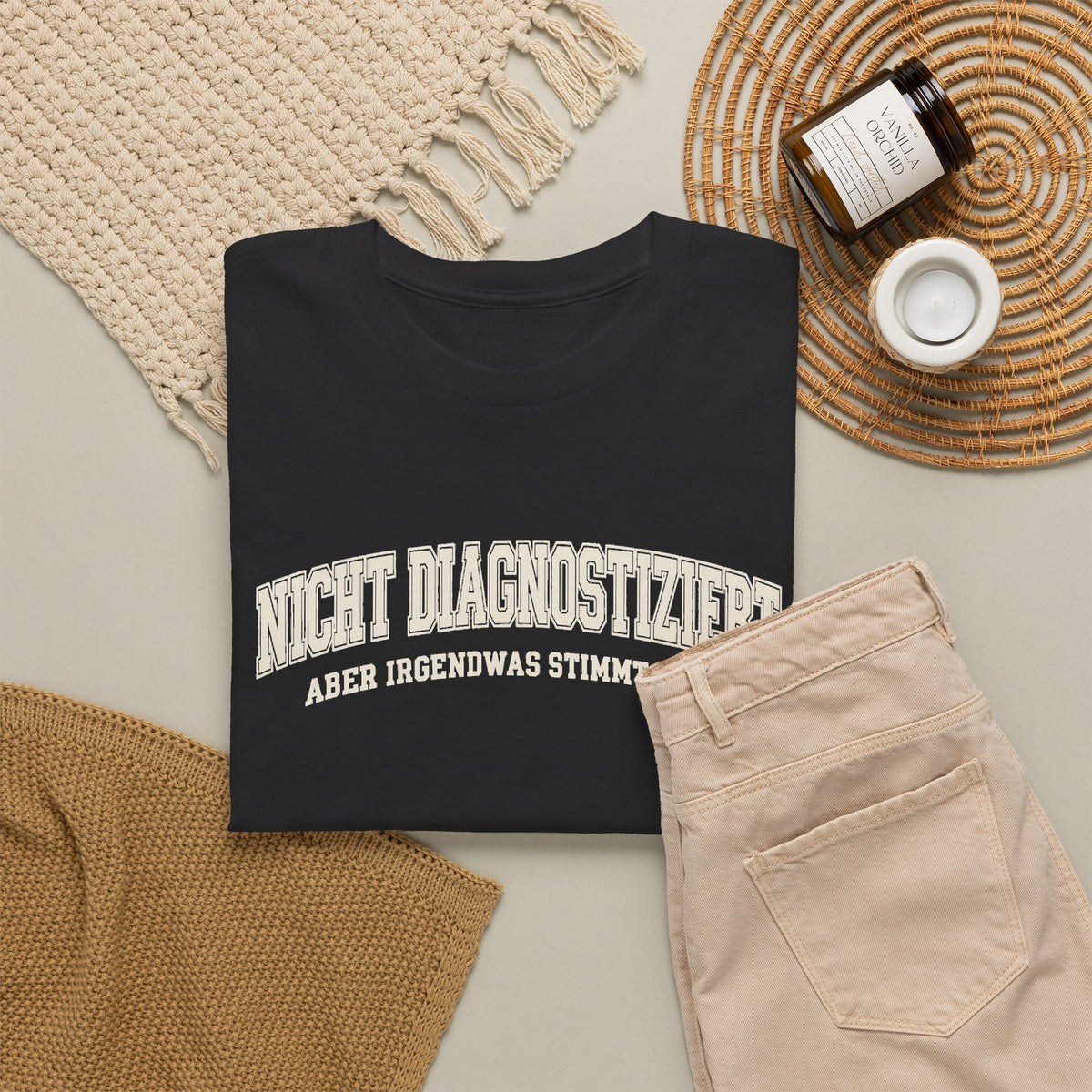 Baumwolle T-Shirt Unisex - Nicht diagnostiziert