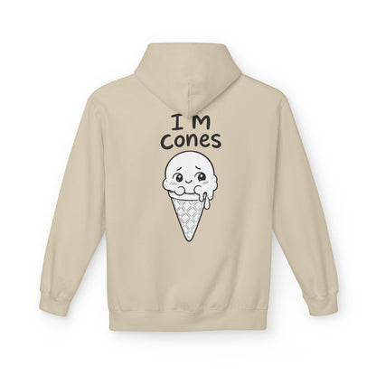 Softstyle Fleece Hoodie Unisex - I'm cones